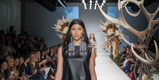 Indigenous Designer's Beadwork Stuns Vancouver Runway, Steals Show from Fashion Icon!