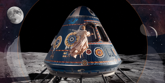 Indigenous Fashion Takes the Moon: Ashley Callingbull and Stephanie Eagletail's Cosmic Adventure!