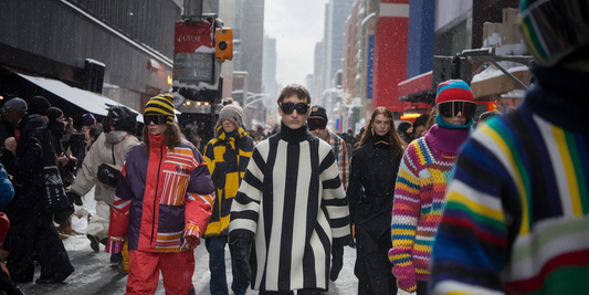 Snowstorm Chic: How NYC Fashionistas Turn the Cold into a Colorful Catwalk!