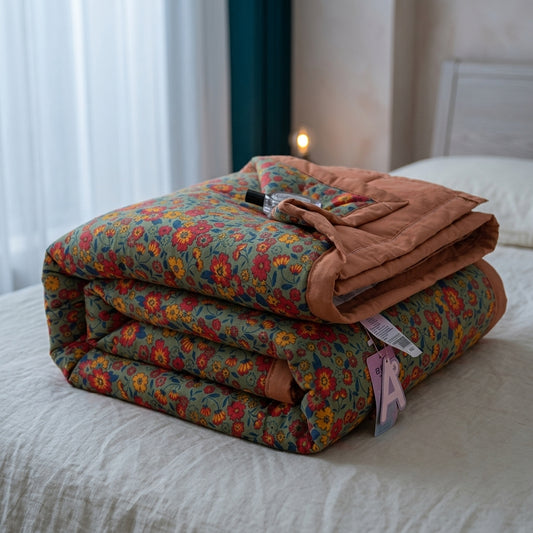 Poly-cotton summer quilt Lull – detail