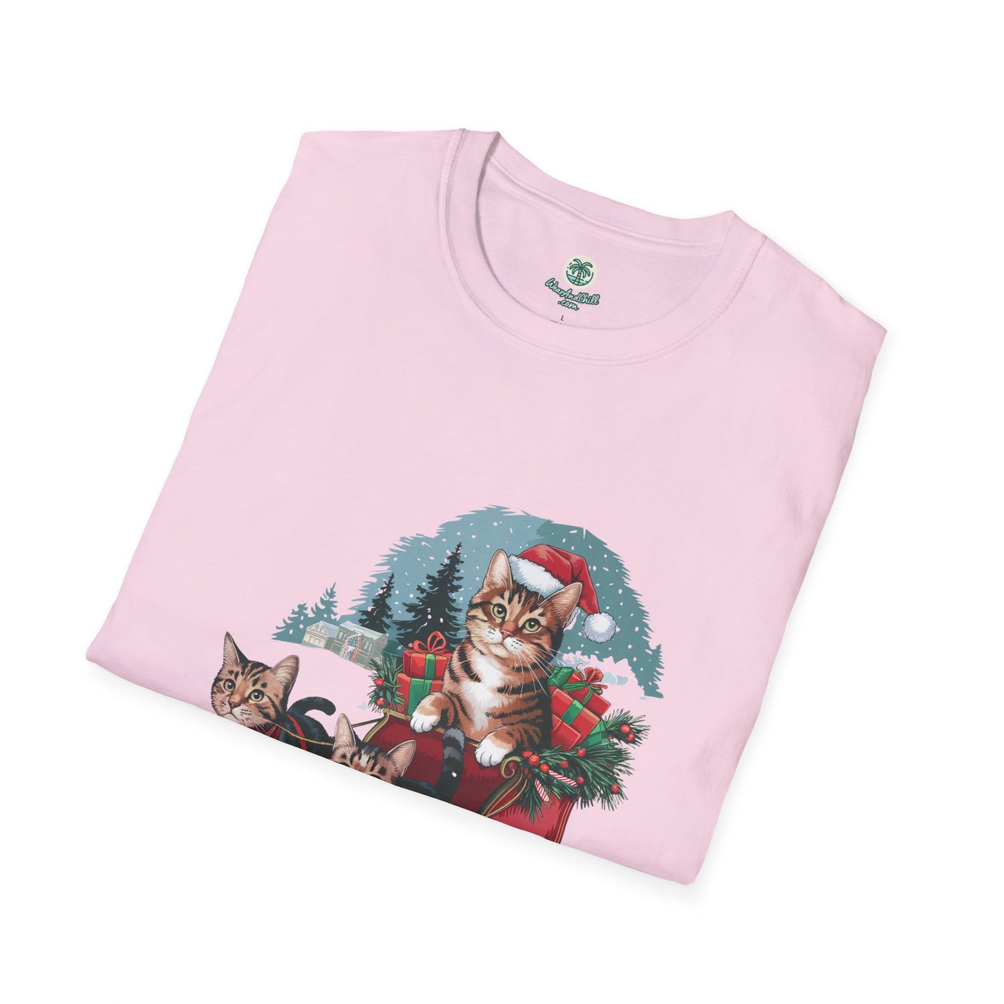 Cats on an elegant winter sleigh ride