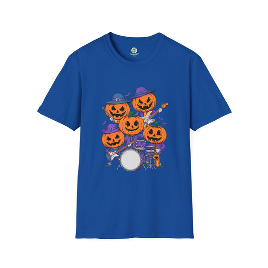 Little jack-o'-lanterns forming a band