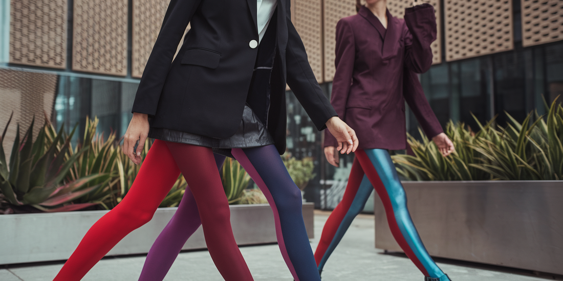 Colorful Tights Make a Comeback: Channel Your Inner Fashion Royalty with This Retro Trend!