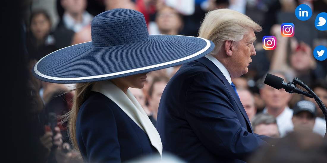 Melania's Bold Fashion Statement: Did Her Hat Really Steal the Spotlight from the President?
