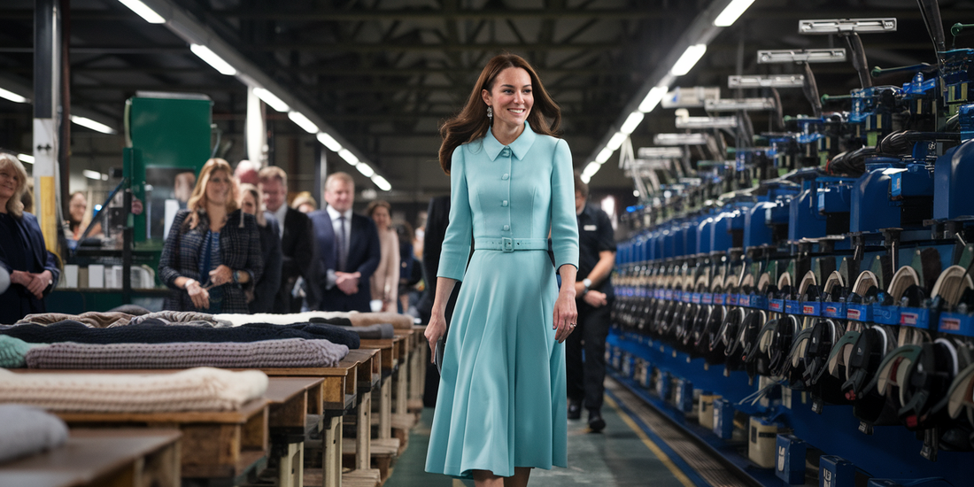 Princess Kate Weaves Her Magic: Glamorous Textile Tour with a Royal Twist!