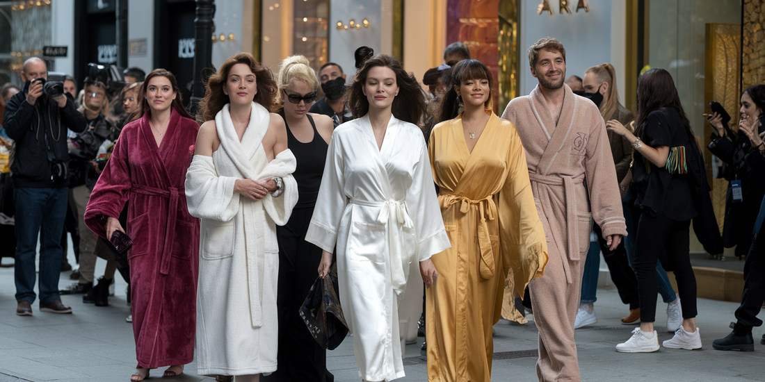 Is Bathrobe Chic the New Norm? Celebrities Ditch Glam for Cozy Comfort and You Won't Believe Why!