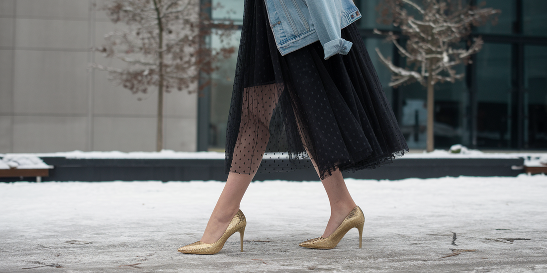 Transform Your Holiday Look Instantly with the Secret Weapon: Gold Shoes!