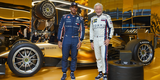 Lewis Hamilton & George Russell Turn Tommy Hilfiger's Fashion HQ into an F1 Fever Dream!