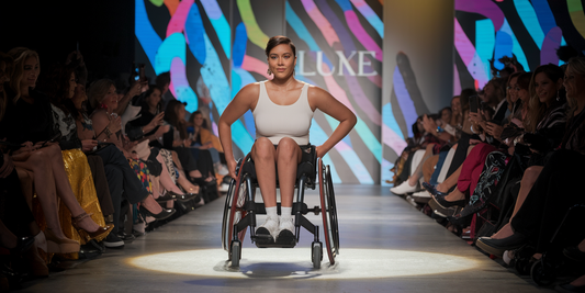 Wheelchair Model Shatters Stereotypes: Kim Brock's Groundbreaking Moment at Luxe Style Fashion Week!