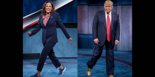 Kamala's Sneakers vs Trump's Golden Shoes: Who Wins the Political Fashion Face-Off?