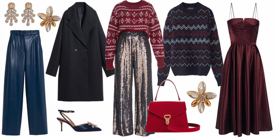 Upgrade Your Christmas Wardrobe: Leather, Sparkle, and Stunning Silhouettes Await!