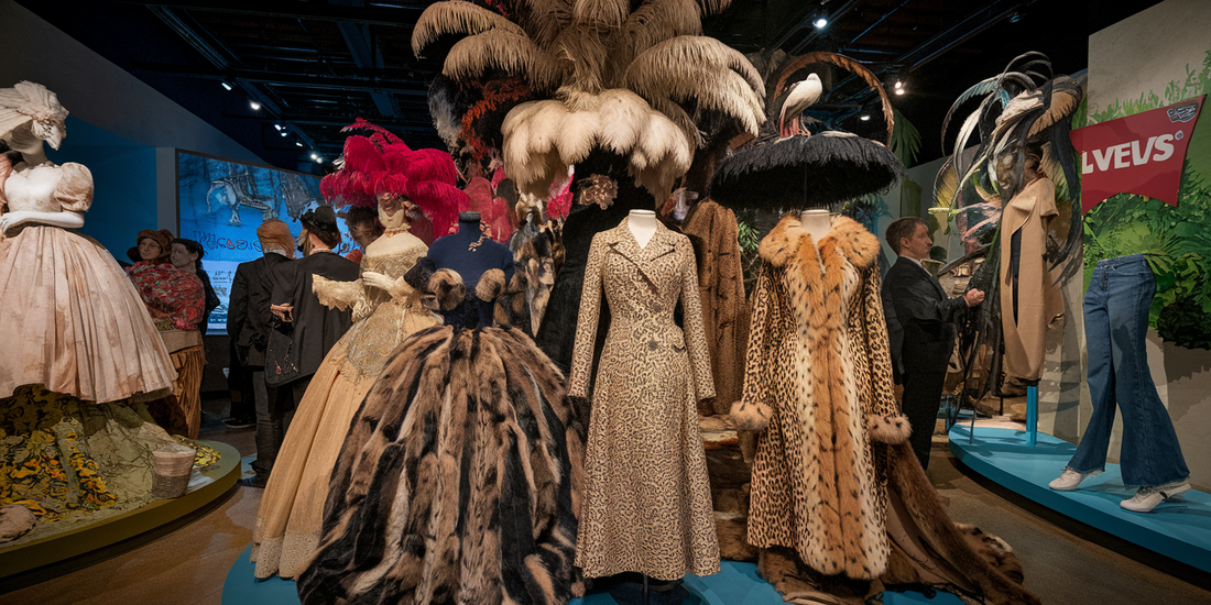 "Leopard Coats, Bird Hats, and Plastic Lies: Fashion's Dark Secrets Revealed at Mind-Blowing Exhibit!"