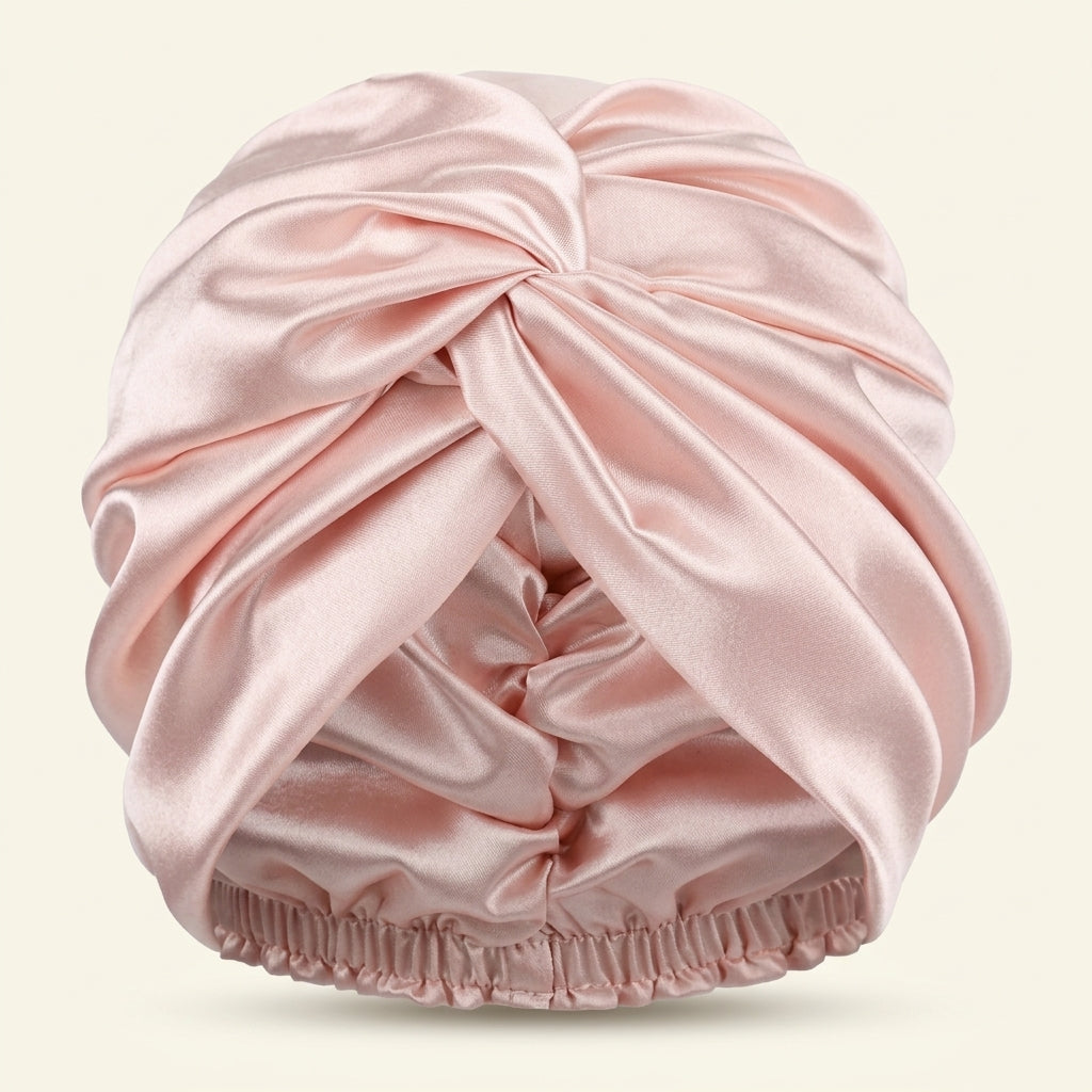 19-momme mulberry silk sleep turban Wrap