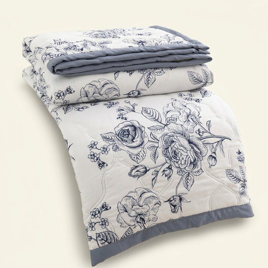 Floral summer quilt Veil