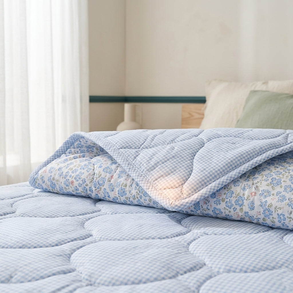 Quilted summer comforter Drift – detail