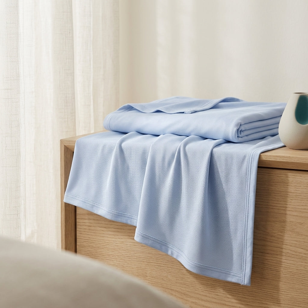 Lightweight cool-touch blanket Halo – detail
