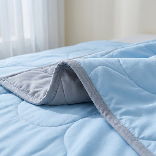 Wave-grid cool-touch blanket Still – detail