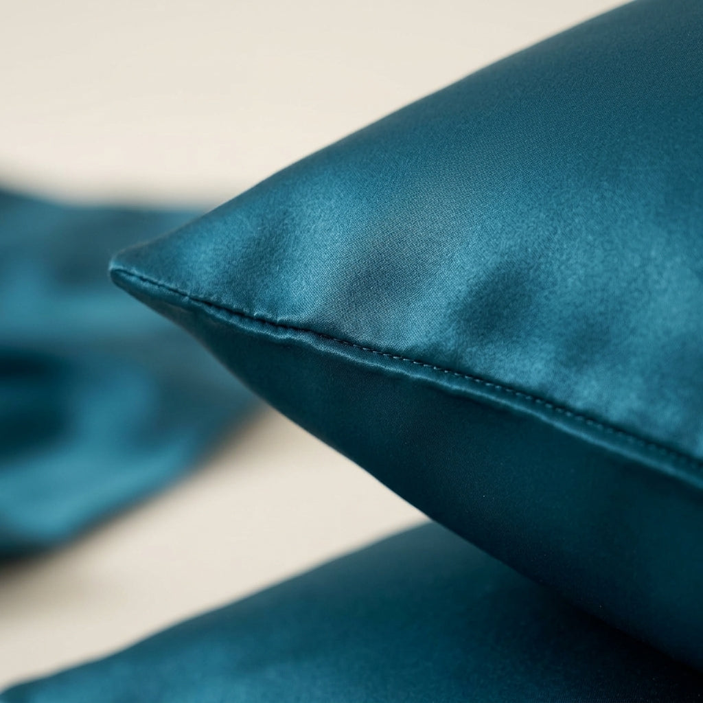25-momme mulberry silk pillowcase Still – detail