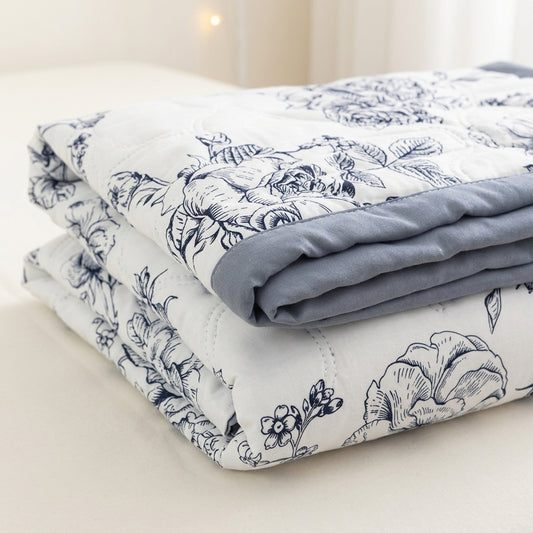 Floral summer quilt Veil – detail