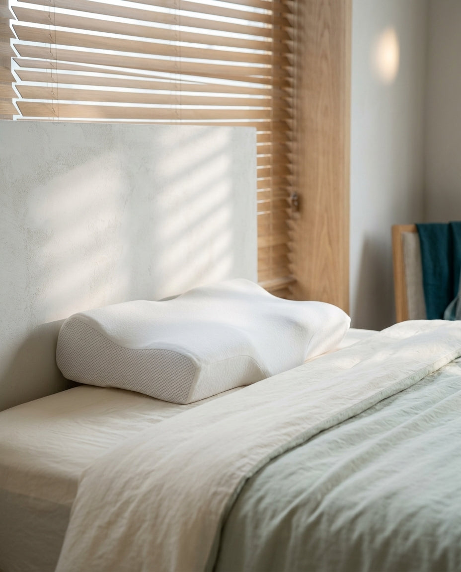 Still Point contour pillow, cooling gel – bed