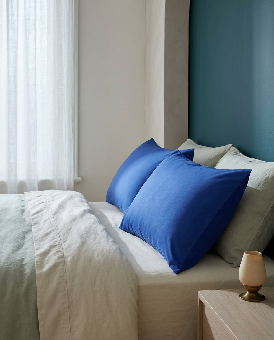 Cool-touch pillowcases Veil, pair – bed