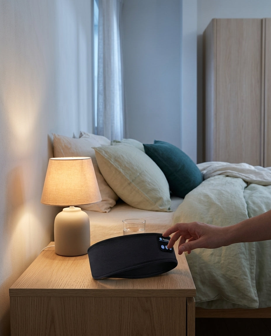 Drift Band Bluetooth sleep headband – nightstand