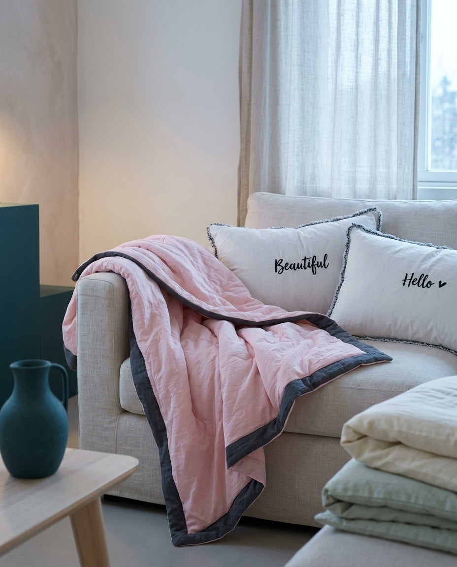 Double-sided cooling blanket Cirrus – sofa