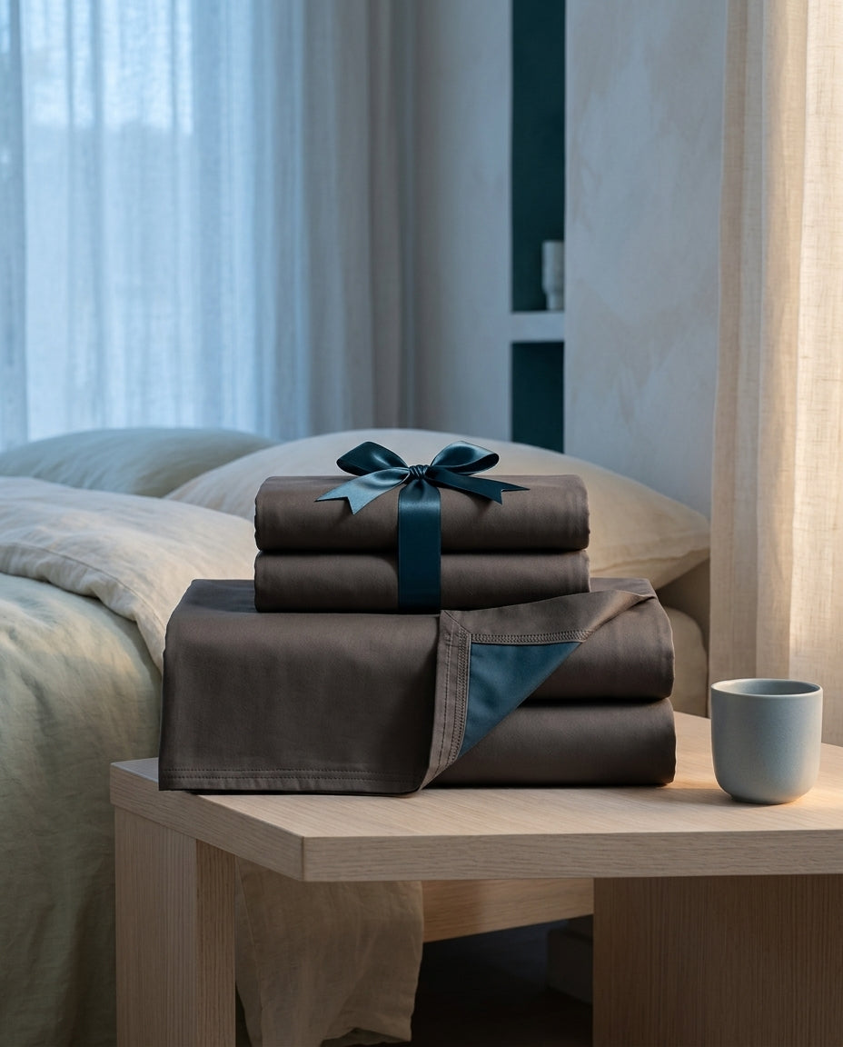 Rayon-from-bamboo cooling sheet set, US stock – drape