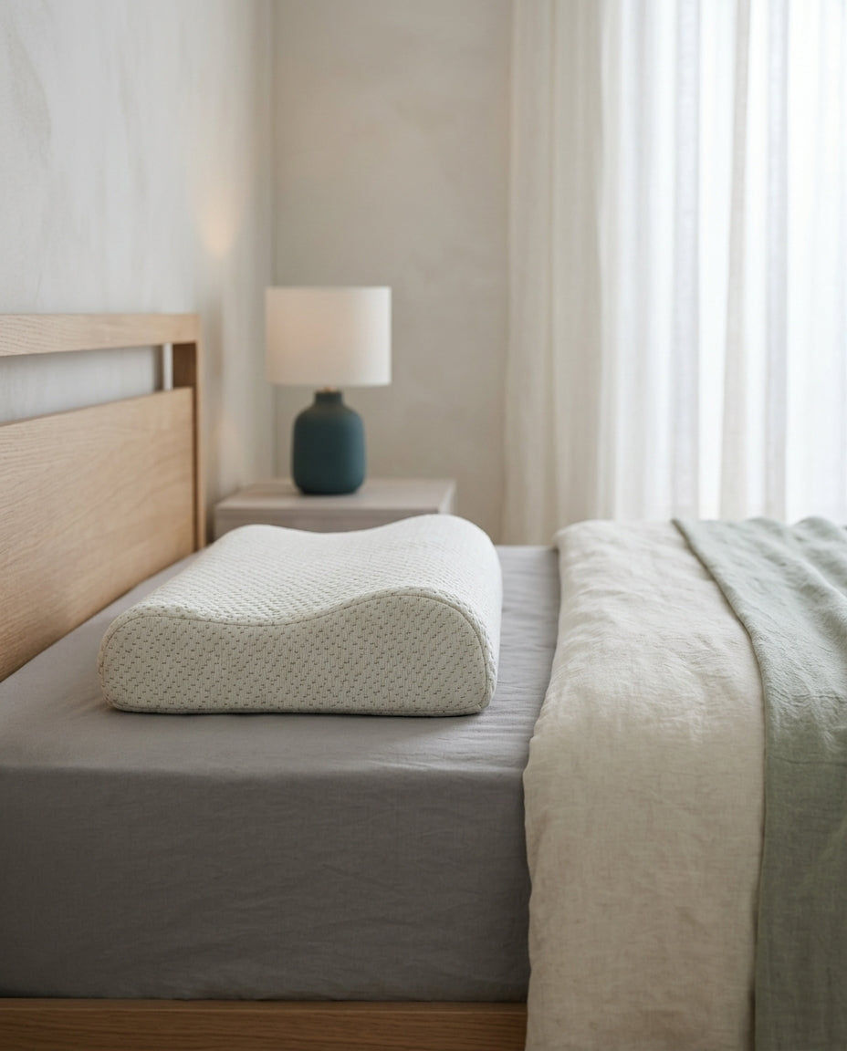 Saltmarsh contour pillow, rayon from bamboo cover – profile