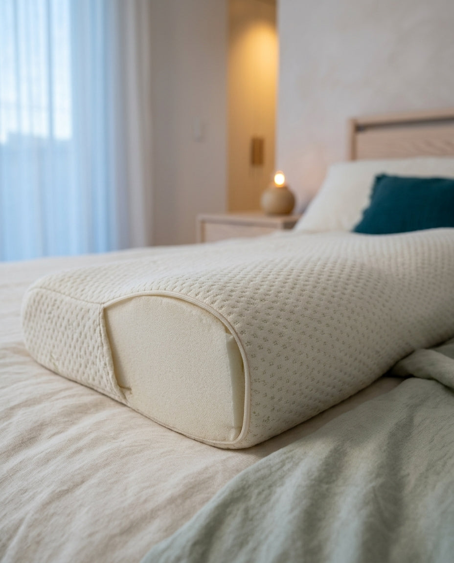 Saltmarsh contour pillow, rayon from bamboo cover – detail