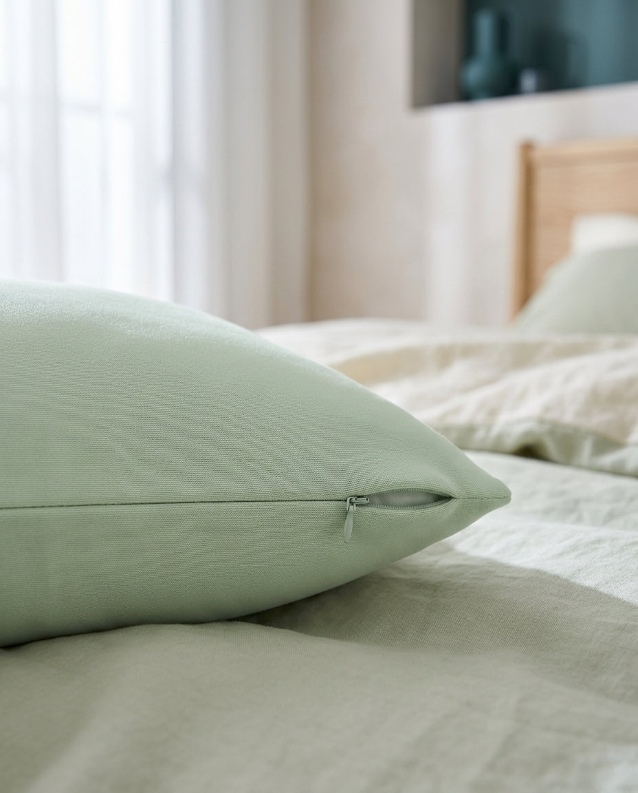 Cool-touch pillowcases Ember, pair – detail