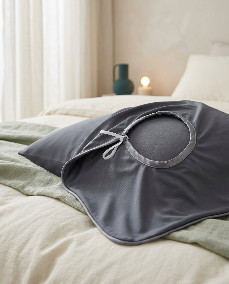 Cool-touch pillowcases Hush, pair – detail