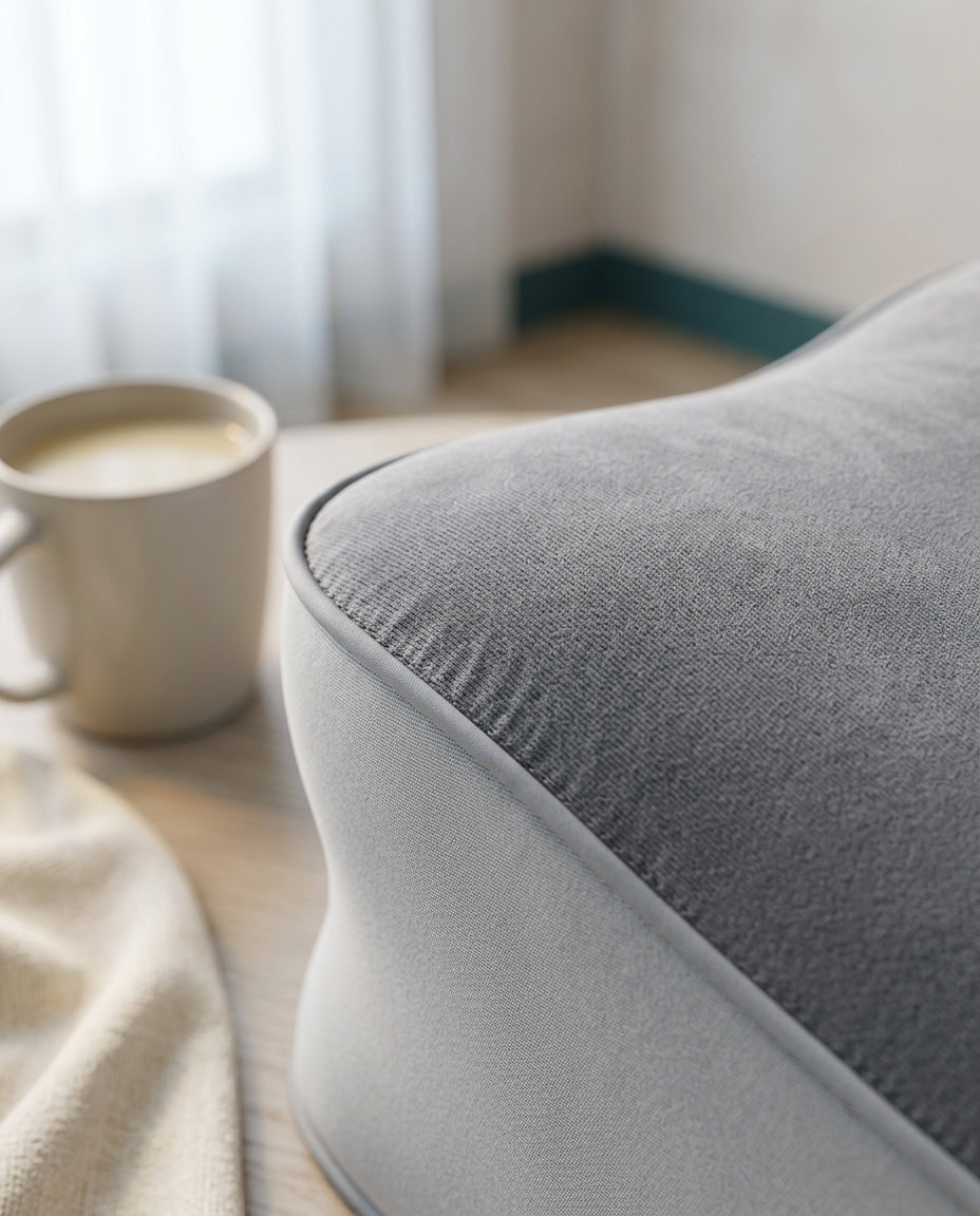 Quiet Hour prone pillow – detail